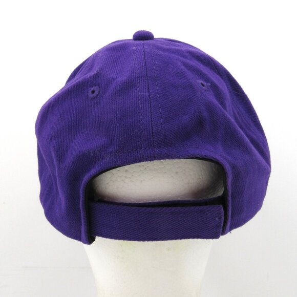 Oriental Crown Embroidered Logo Women's Purple & Pink Adj Strap Back Cap Hat - Picture 6 of 8